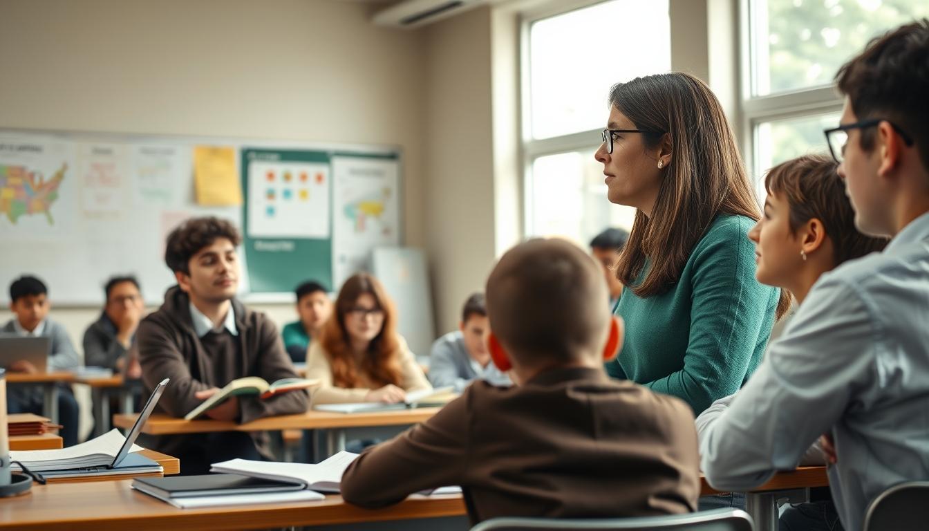 Students collaborating in study space